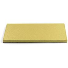Picture of RECTANGLE GOLD CAKE DRUM 24 X 16 OR 60 X 40CM